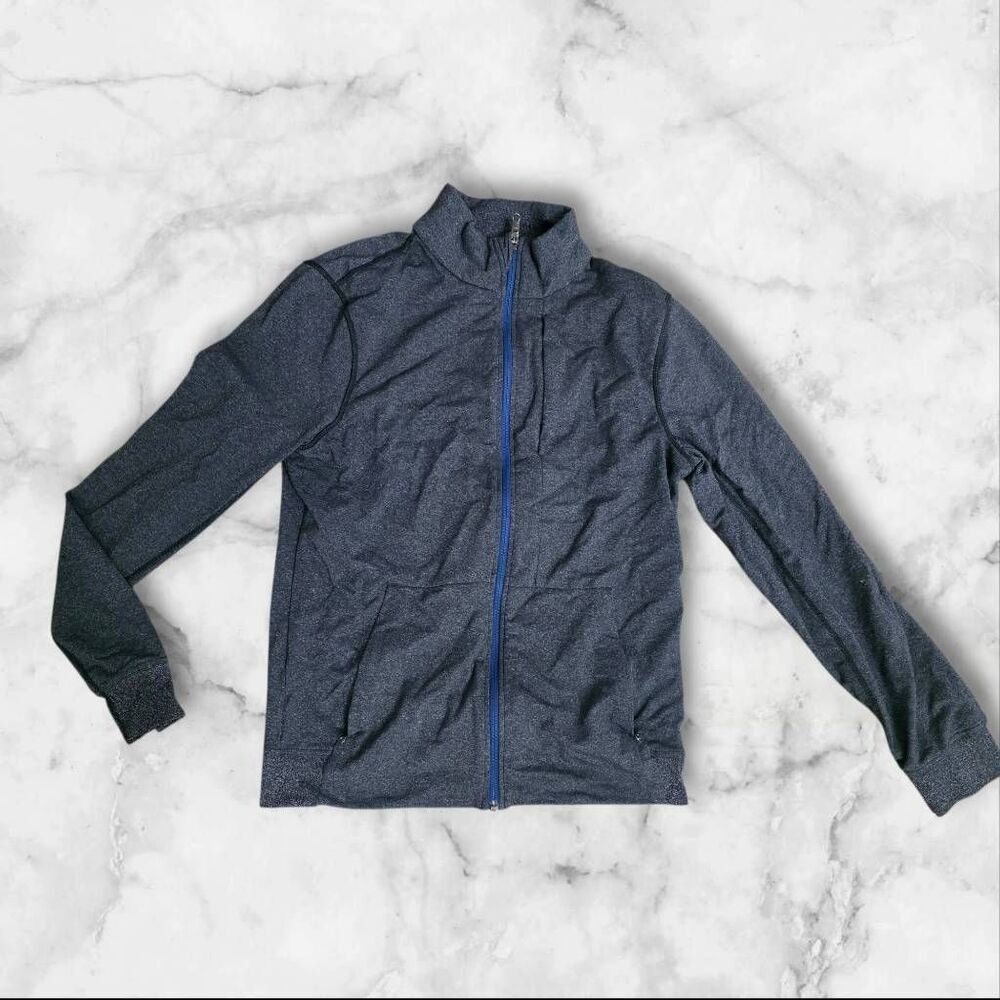 Lululemon Mens Prepost Full Zip Gray Jacket Size Medium